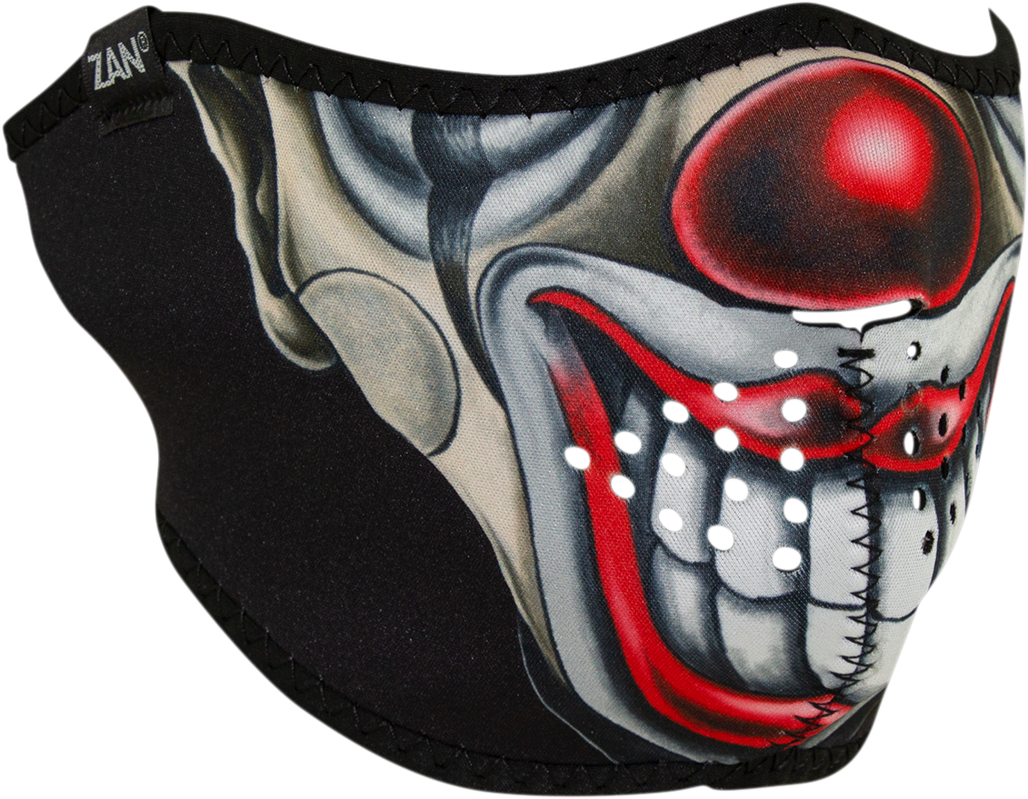 Neoprene Half-Face Mask - Chicano Clown