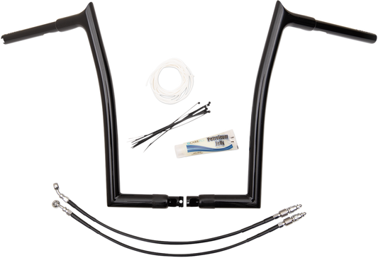 Black 16" Pointed Top Handlebar Kit8186559