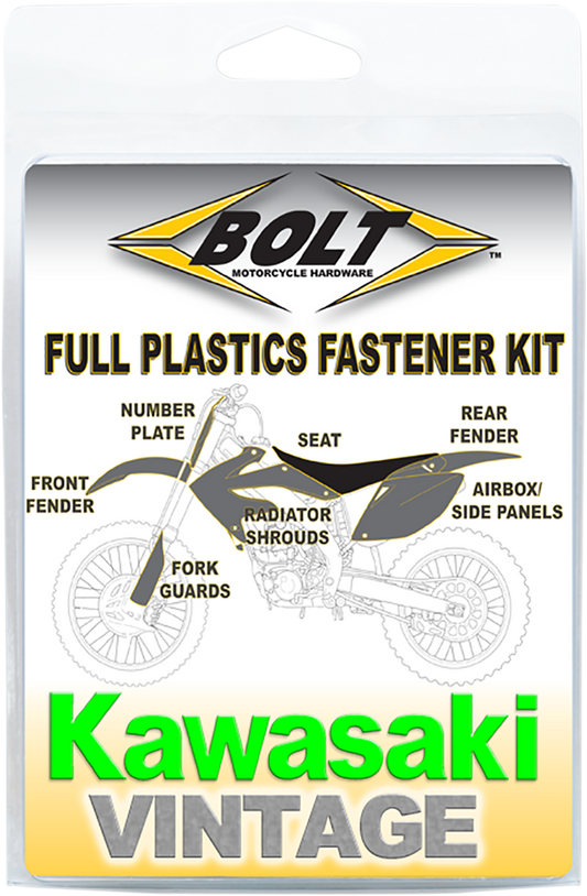 Body/Plastics Fastener Kit - Kawasaki - KX