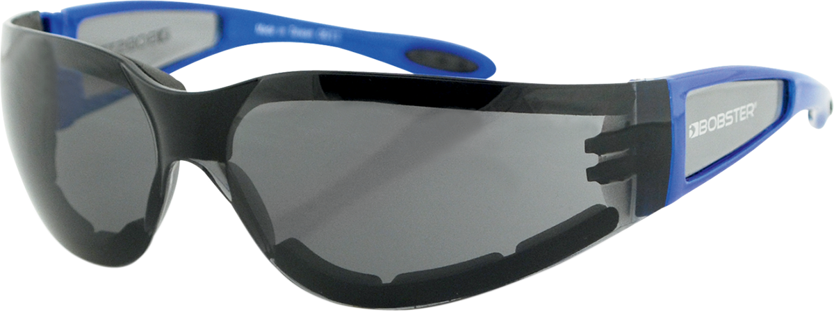 Shield II Sunglasses - Gloss Blue - Smoke