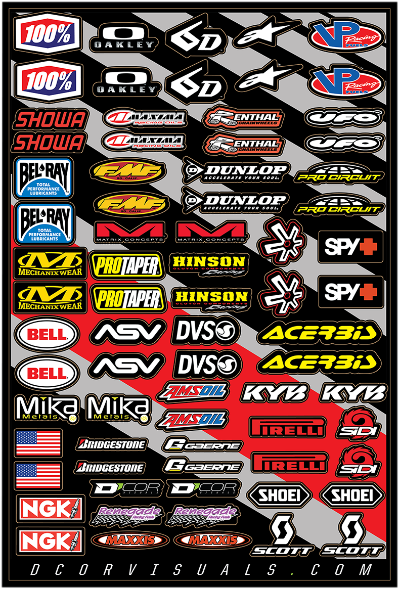Decal Sheet - Misc. Logo 2