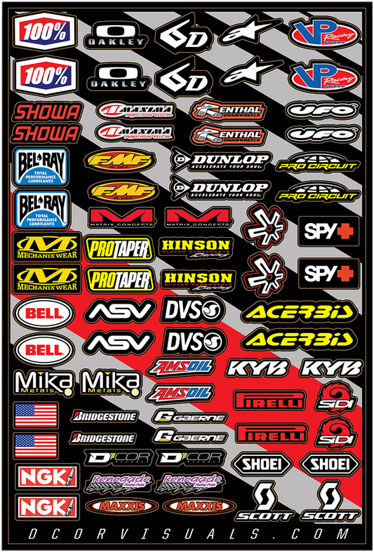 Decal Sheet - Misc. Logo 2