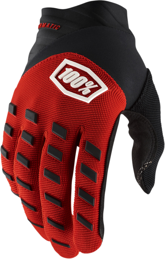 Airmatic Gloves - Red/Black - Large