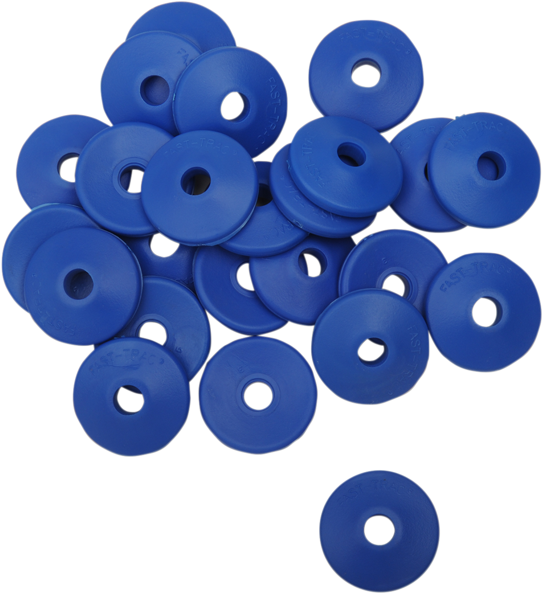 Backer Plates - Blue - Round - 96 Pack