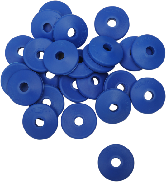 Backer Plates - Blue - Round - 96 Pack