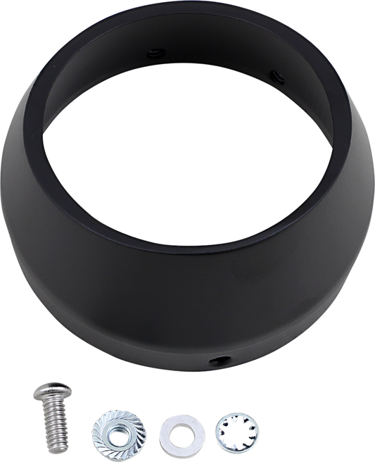 End Cap - Black - Slash