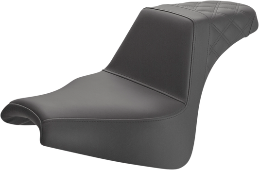 Step Up Seat - Lattice Stitched - Black34680845