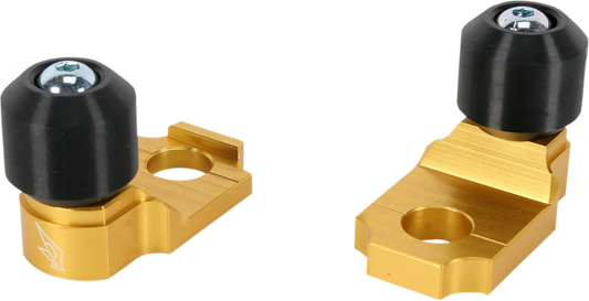 Axle Block Sliders - Kawasaki ZX-10R - Gold