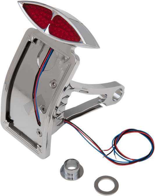 Taillight/License Plate Mount - Curved - Vertical