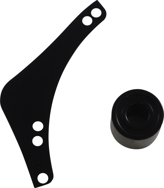 Inverted Air Cleaner Cover Plate - Black