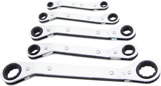 Wrench Set Ratcheting Offset Society of Automotive Engineers