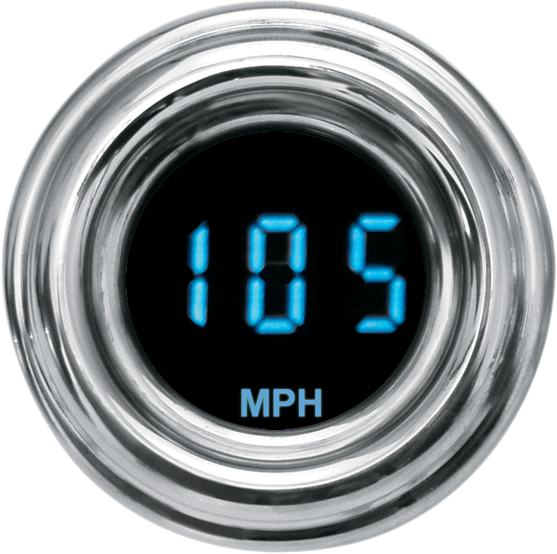 1-7/8" MPH 4000 Series Speedometer - Blue Display