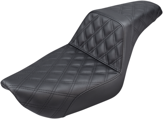 Step Up Seat - Lattice Stitched - Black - Dyna556121709