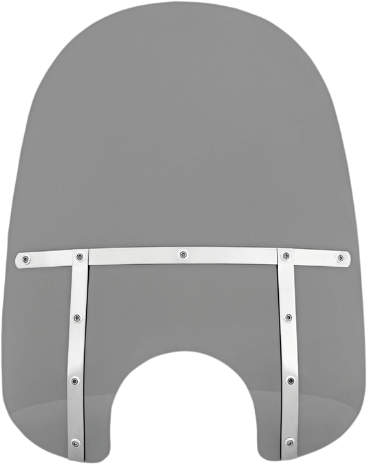 Fats Windshield - 21" - 7" Headlight - Black Smoke