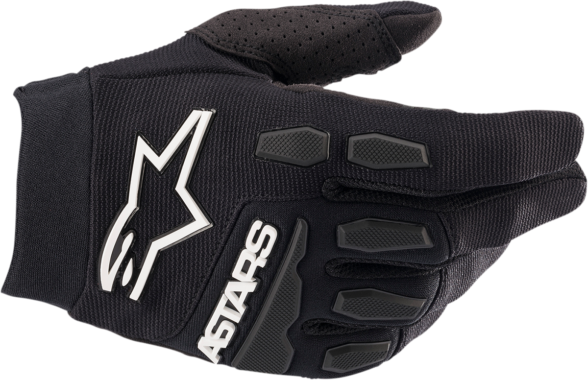 Youth Full Bore Gloves - Black - XS