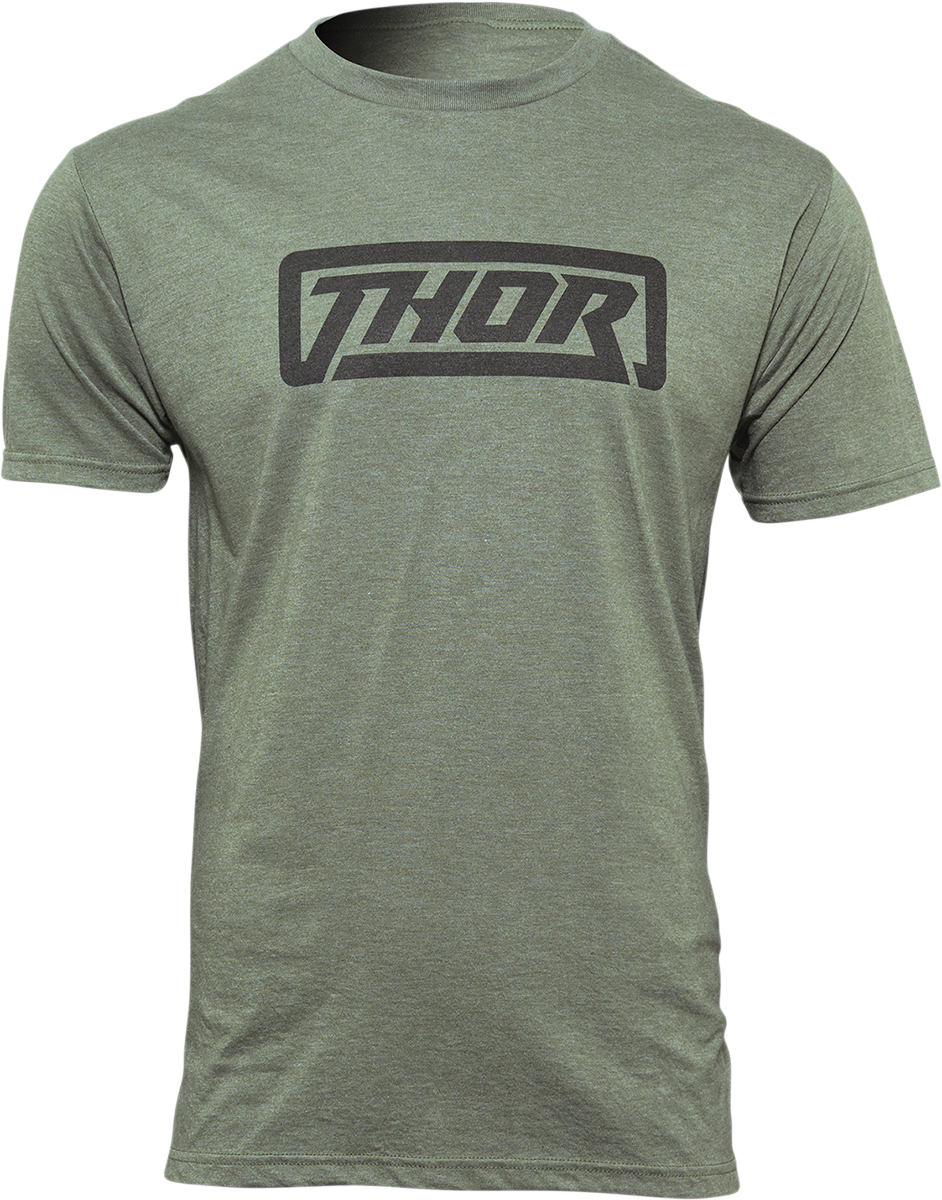 Icon T-Shirt - Heather Olive - Small