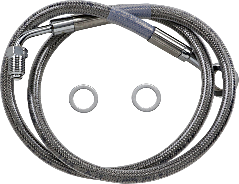 Brake Line - +10" - Stainless Steel - '18-'20 Softail