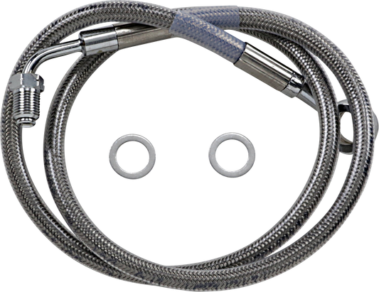 Brake Line - +10" - Stainless Steel - '18-'20 Softail