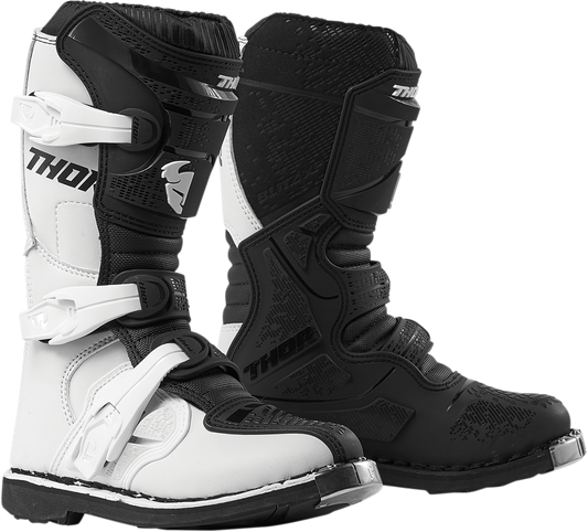 Youth Blitz XP Boots - White/Black - Size 7