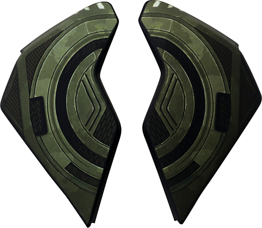 Airflite™ Side Plates - Black Chain - Green