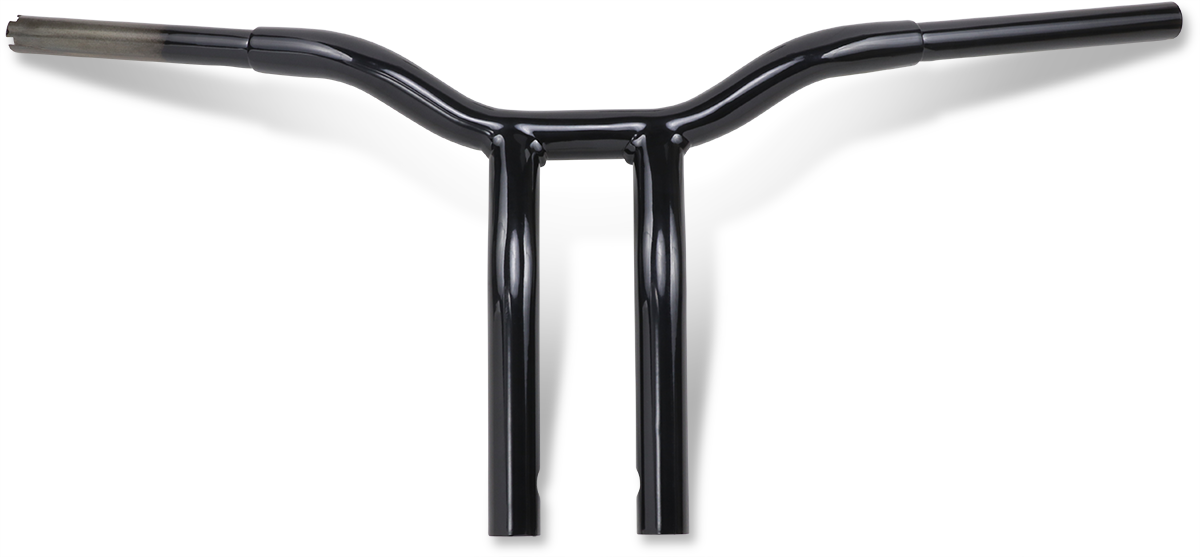 Black 12" One Piece Bent Kage Fighter Handlebar