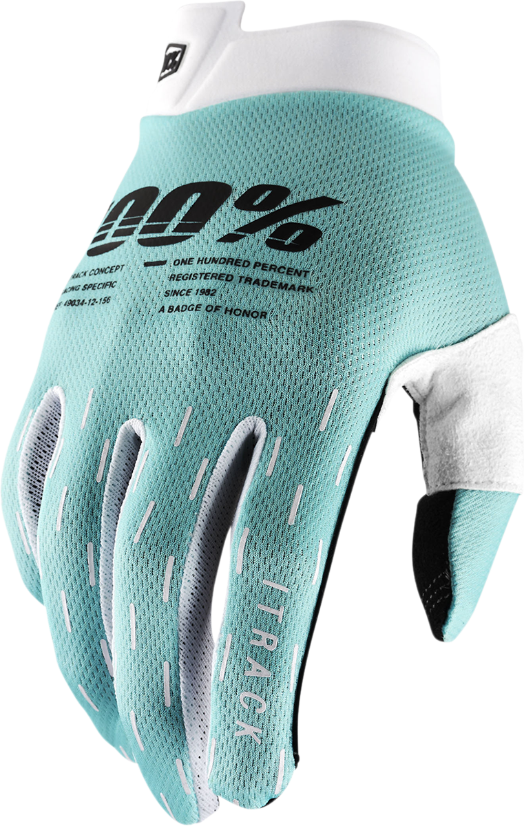 iTrack Gloves - Aqua - XL