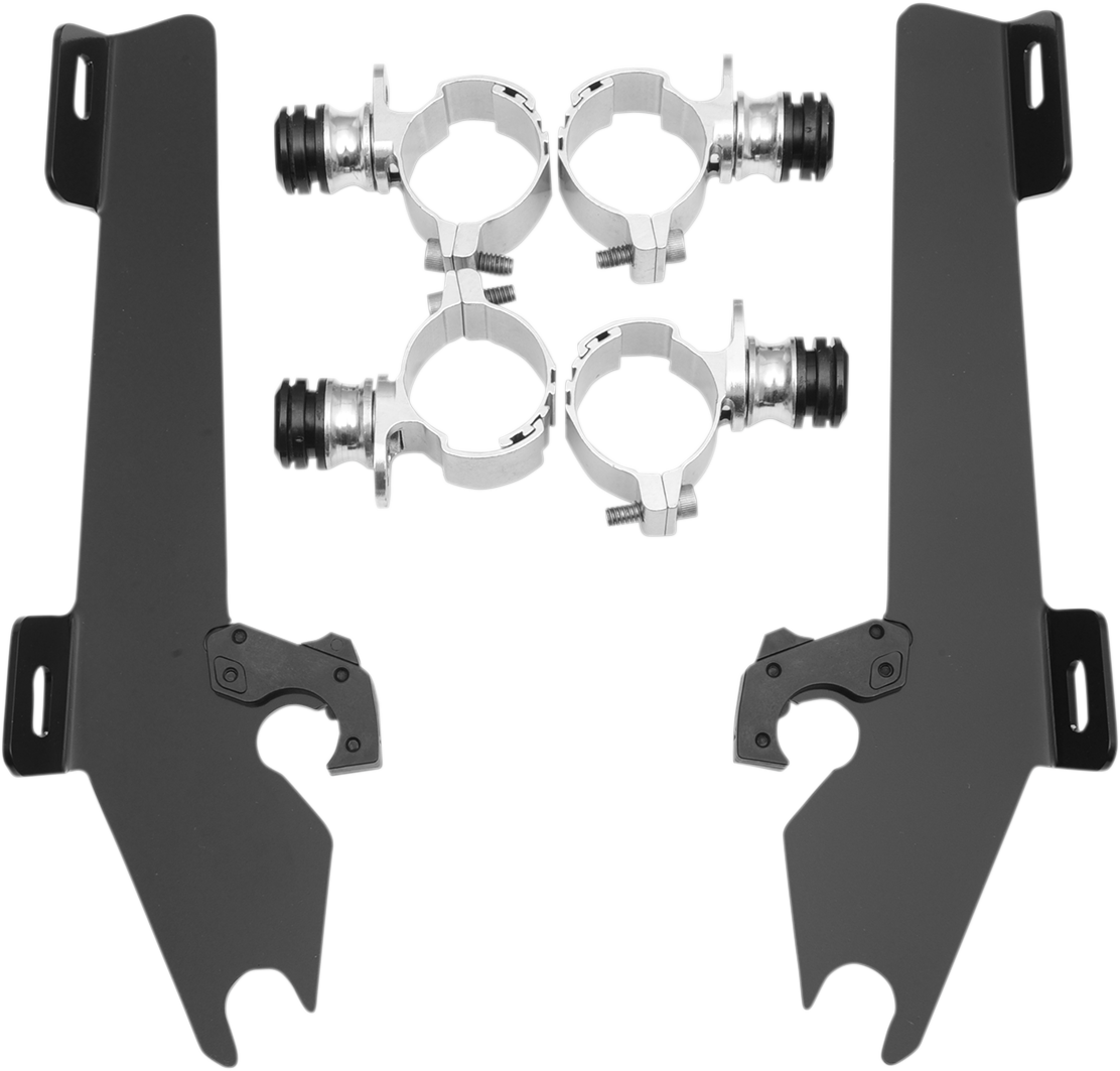 Batwing Trigger Lock Mounting Kit - VT1300CS - Black
