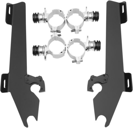 Batwing Trigger Lock Mounting Kit - VT1300CS - Black