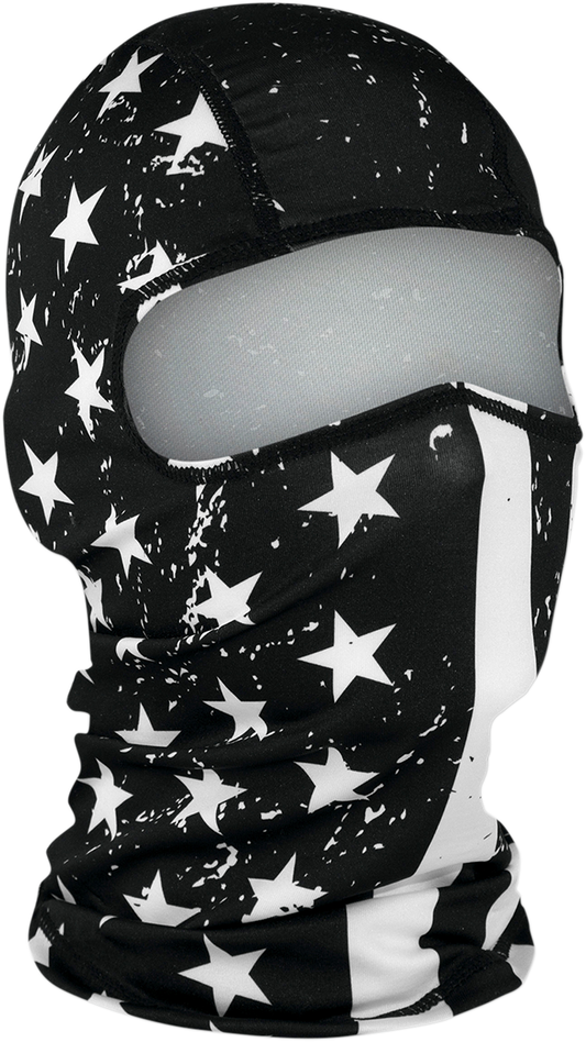 Balaclava - Black/White - Flag