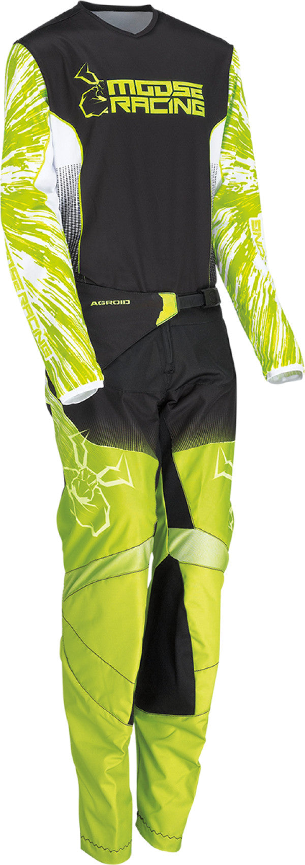 Pantalones MOOOSE RACING Agroid Youth - Hi Viz/Negro