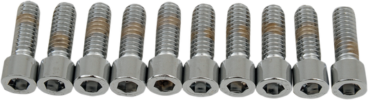 Tornillos allen estriado 1/4-20 X 3/4" cromo