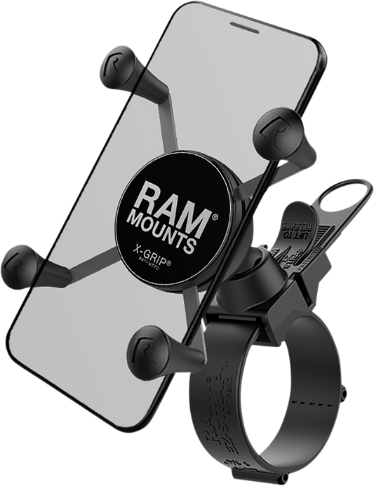 X-Grip® Phone Mount with Rail Mount