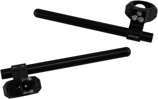 Black 50 mm Halo Riser Clip-On Handlebars