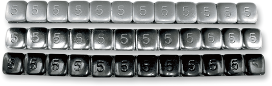 Contrapesos adhesivos de acero para balanceo 5 gr