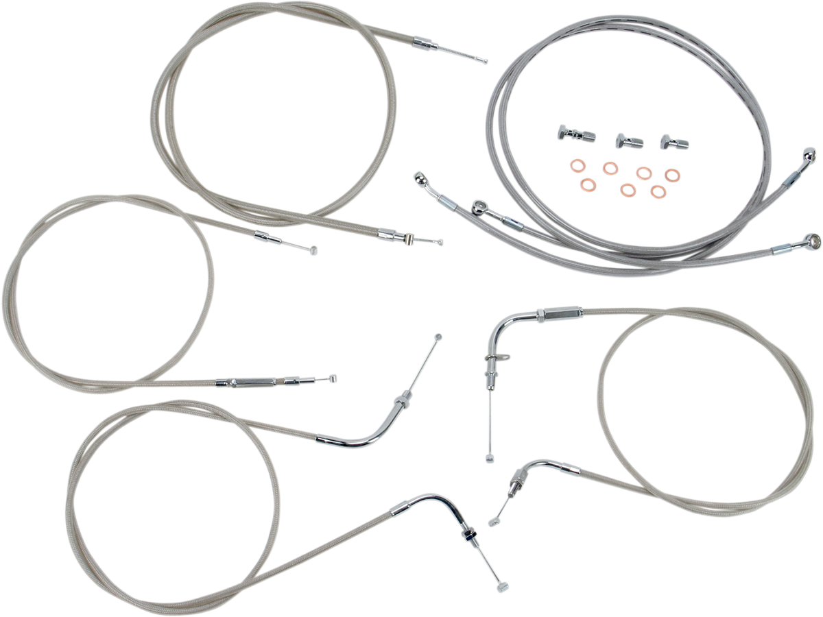 Cable Line Kit - 12" - 14" - XVS1100CU - Stainless Steel