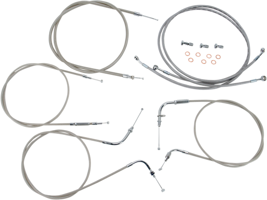 Cable Line Kit - 12" - 14" - XVS1100CU - Stainless Steel