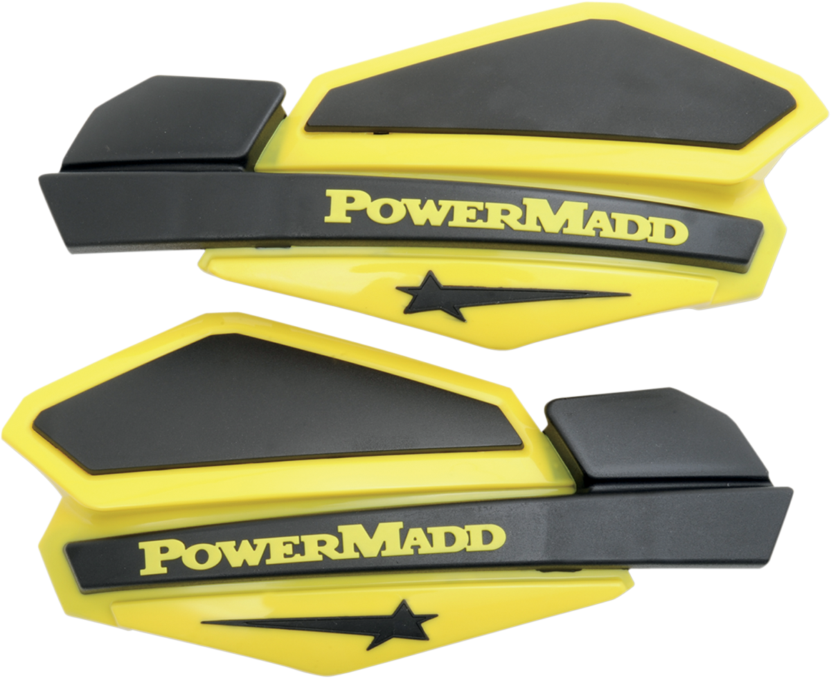 Handguards - Suzuki Yellow/Black