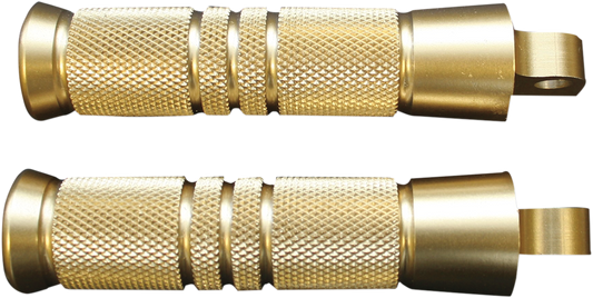 Brass Footpegs - Grooved