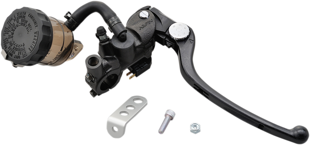 Black/Black 19 mm Radial Master Cylinder w/ Smoke Reservoir