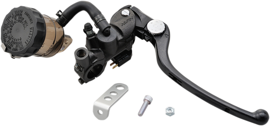 Black/Black 19 mm Radial Master Cylinder w/ Smoke Reservoir