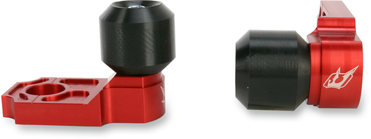 Axle Block Sliders - Kawasaki - Red