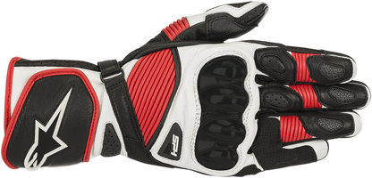 SP-1 V2 Gloves - Black/White/Red - Small