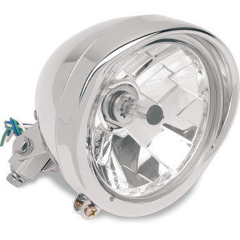 Faro central cromo estilo diamante con visor 5-3/4"