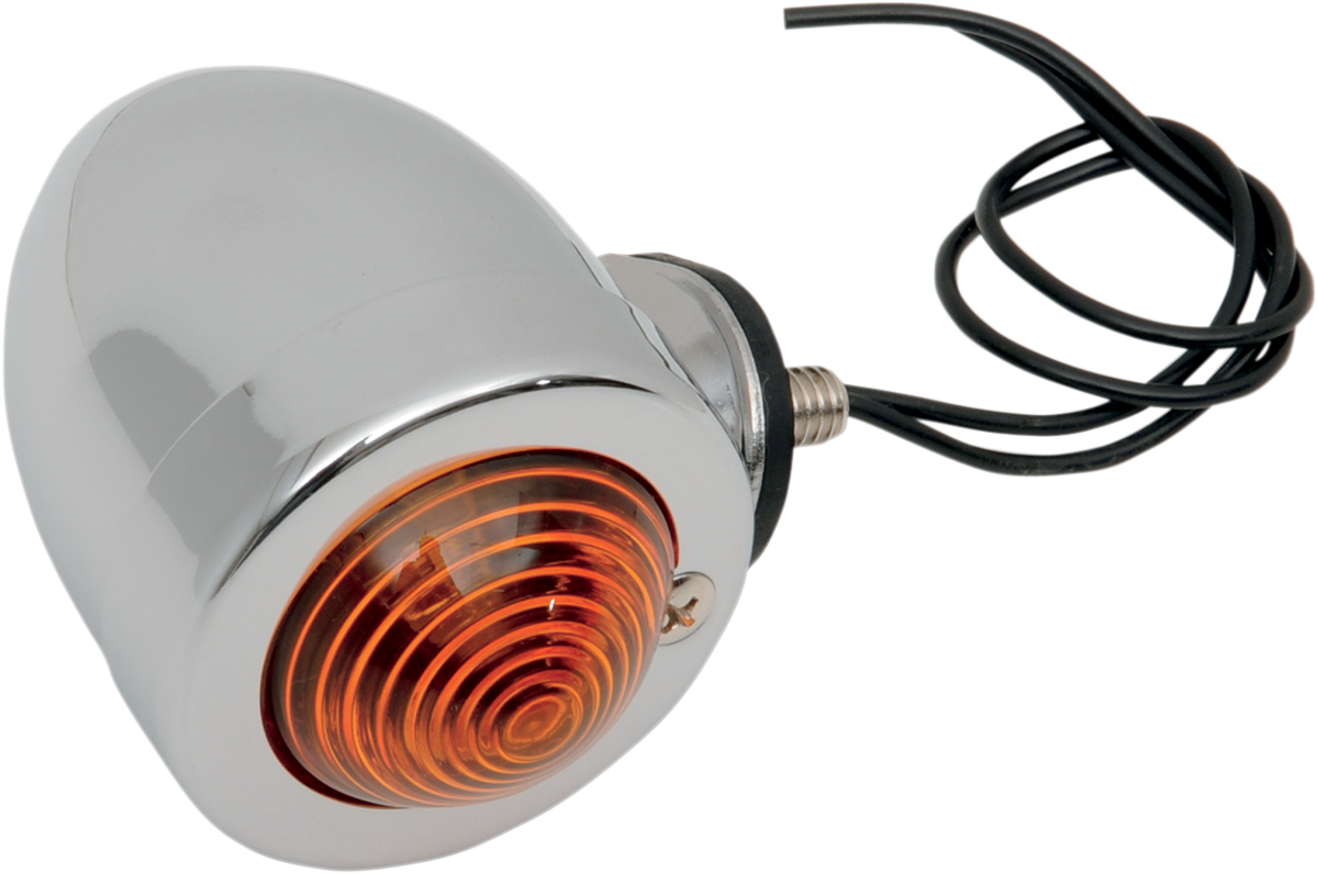 Luz Tipo Bala con Doble Filamento - Lente Ámbar