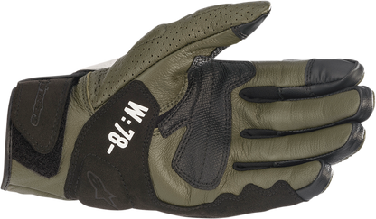 KEI Gloves - Green/Black/White/Red - Small