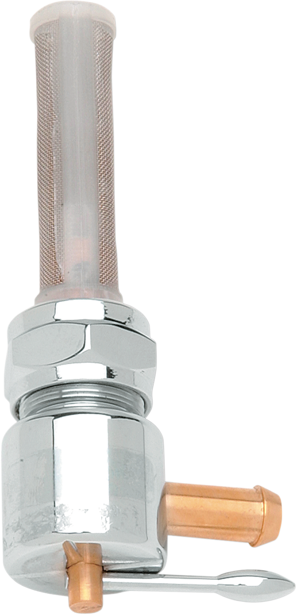 Forward Round Petcock - Chrome