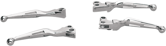 Palancas Ranuradas - Cromo