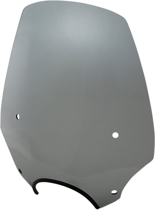 El Paso Windshield - 19" - 7" Headlight Cutout - Black Smoke