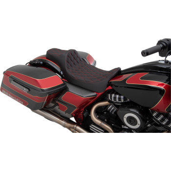 Forward Positioned Predator 2-Up Seat - Vinyl