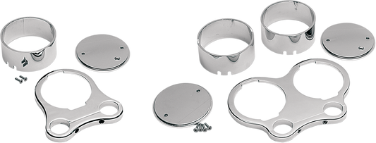Montaje de Velocimetro Simple para barra en T de 1.25"